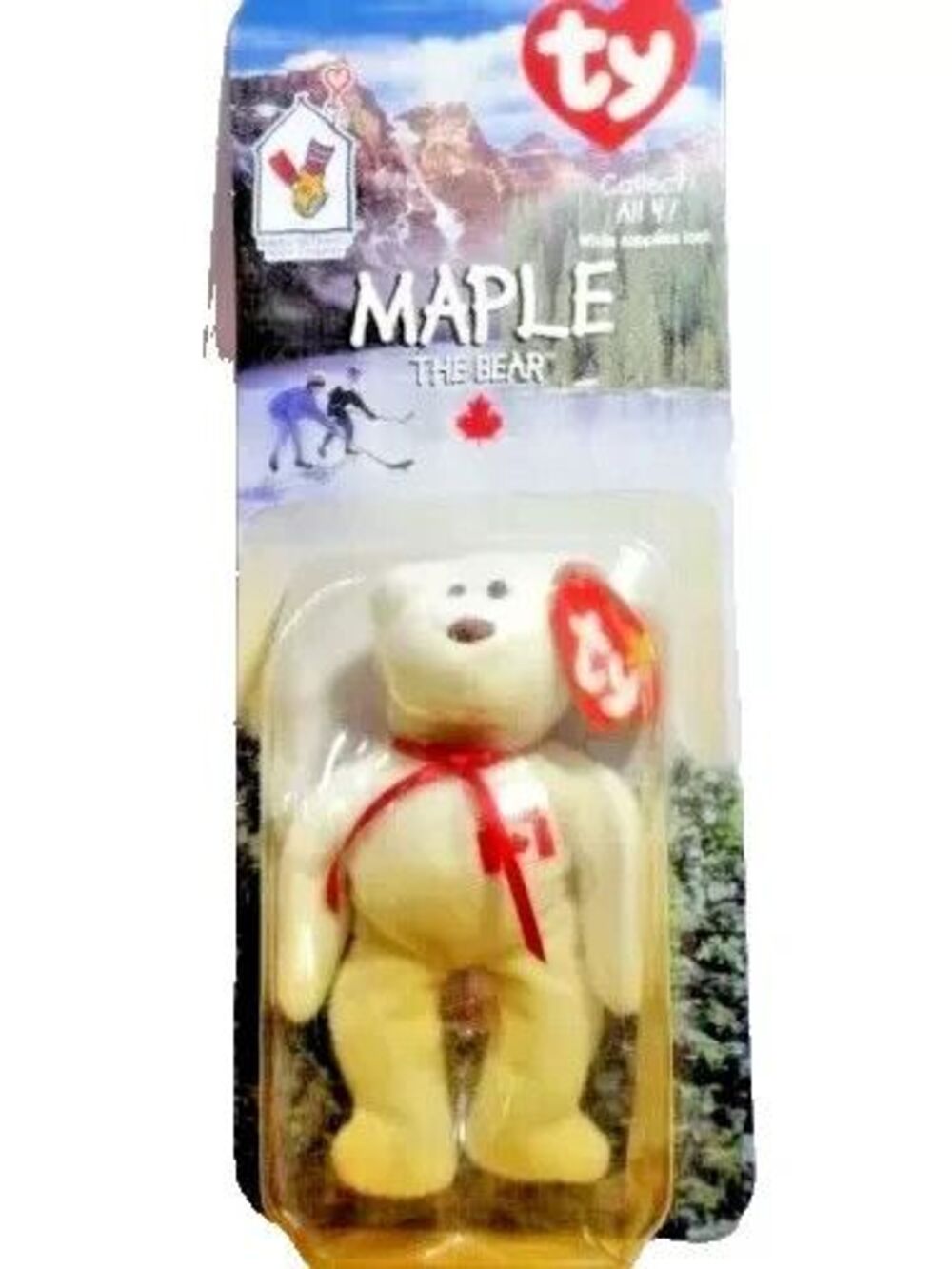 Maple the Bear Ty Beanie Baby McDonalds Vintage 1999 Collection Plush Toy Gift